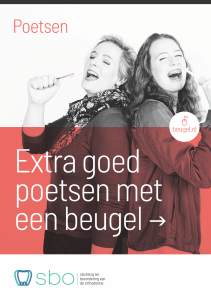 Goed poetsen met een beugel